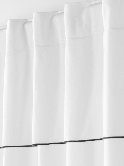 Cortina de visillo con lazos ocultos - Kiabi