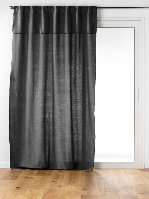 Cortina de visillo con lazos ocultos - Kiabi