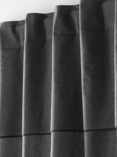 Cortina de visillo con lazos ocultos - Kiabi