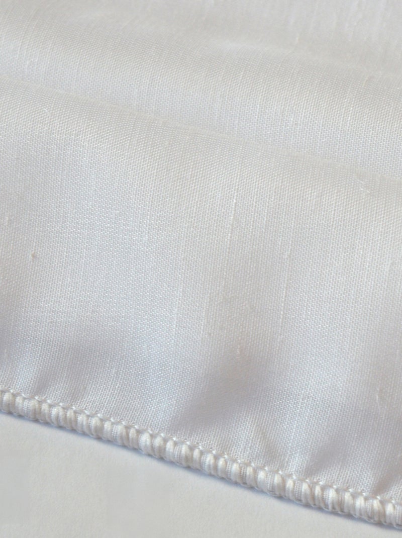 Cortina de visillo de polilina con plomo bajo Blanco - Kiabi