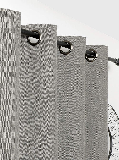 Cortina decorativa con patrón de chevrón - Kiabi