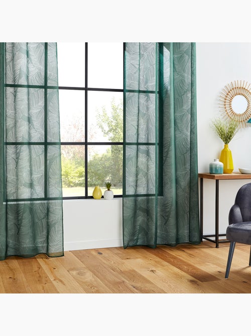 Cortina devo verde cedro 140x240cm - Kiabi