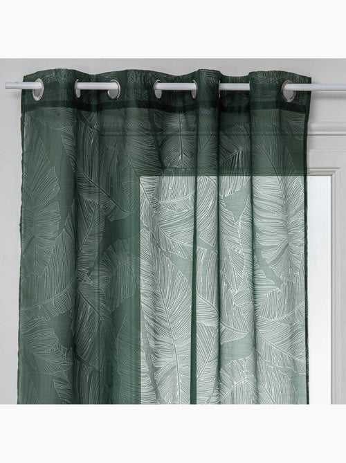 Cortina devo verde cedro 140x240cm - Kiabi