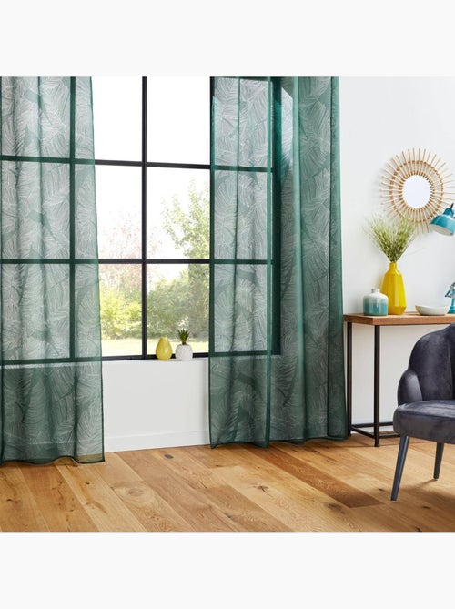 Cortina devo verde cedro 140x240cm - Kiabi