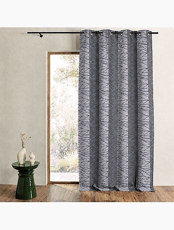 Cortina difusora de jacquard con diseño de rayas verticales