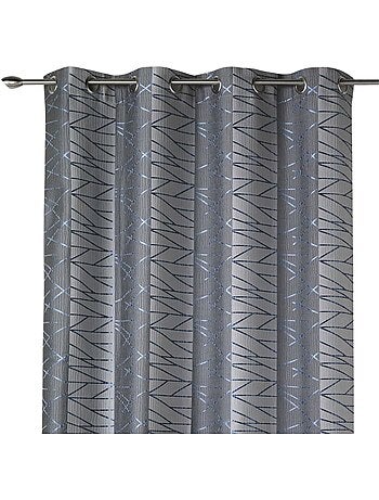 Cortina difusora de jacquard con diseño de rayas verticales