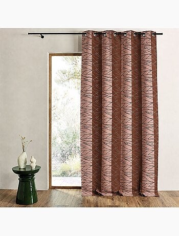 Cortina difusora de jacquard con diseño de rayas verticales