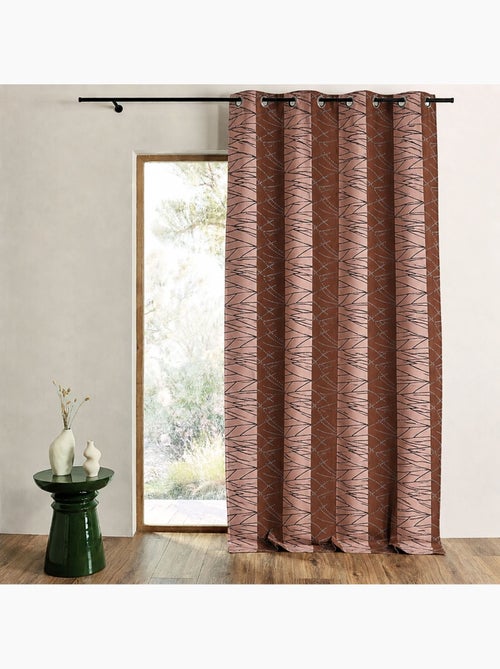 Cortina difusora de jacquard con diseño de rayas verticales - Kiabi Cortina difusora de jacquard con diseño de rayas verticales - Kiabi