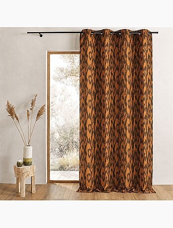 Cortina difusora de jacquard con motivos barrocos
