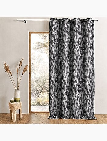 Cortina difusora de jacquard con motivos barrocos