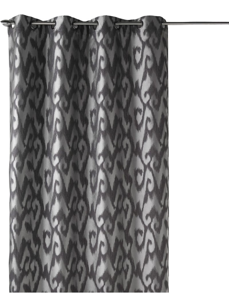 Cortina difusora de jacquard con motivos barrocos Gris claro - Kiabi