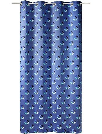 Cortina difusora de jacquard con motivos de rosetas