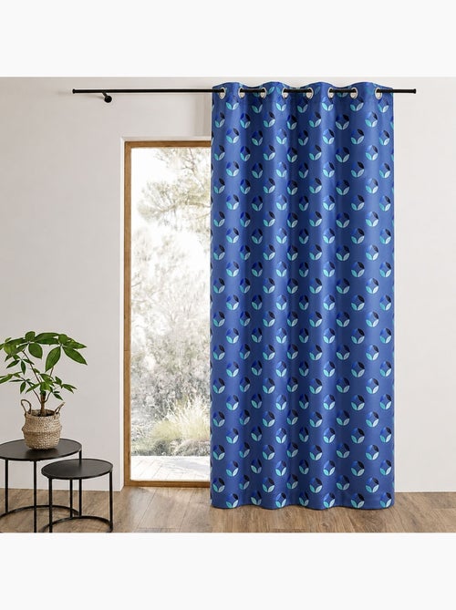 Cortina difusora de jacquard con motivos de rosetas - Kiabi