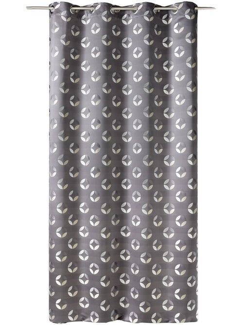 Cortina difusora de jacquard con motivos de rosetas - Kiabi