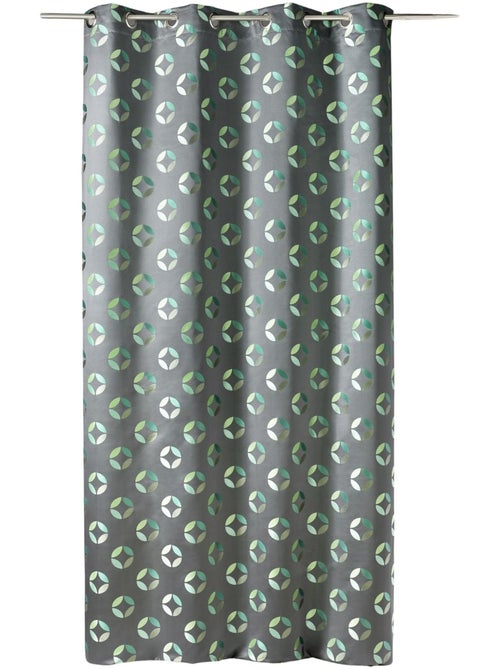 Cortina difusora de jacquard con motivos de rosetas - Kiabi