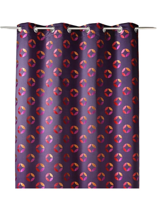 Cortina difusora de jacquard con motivos de rosetas - Kiabi