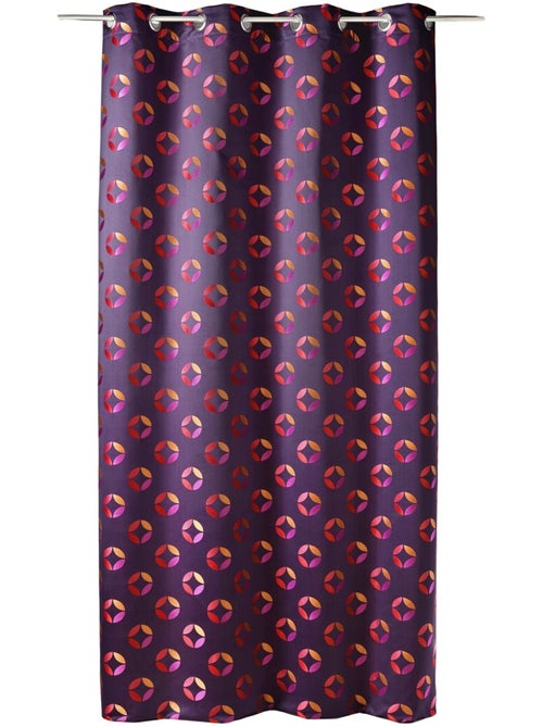 Cortina difusora de jacquard con motivos de rosetas - Kiabi