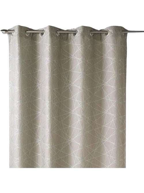 Cortina difusora de jacquard con motivos geométricos - Kiabi
