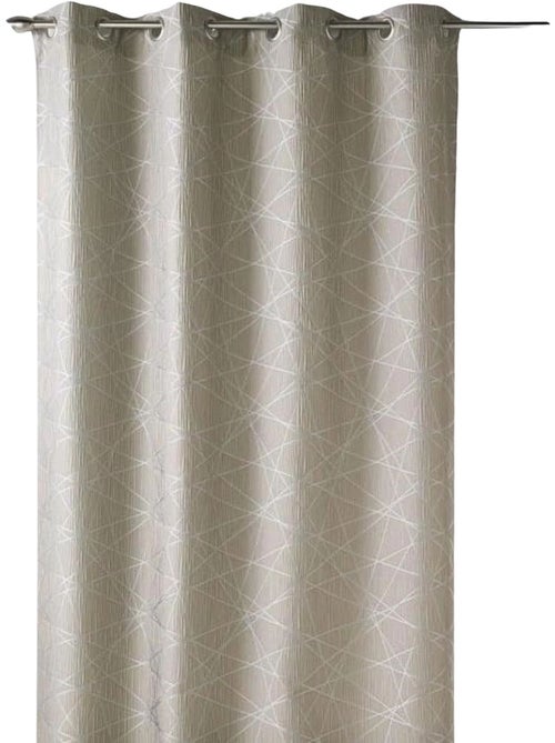 Cortina difusora de jacquard con motivos geométricos - Kiabi