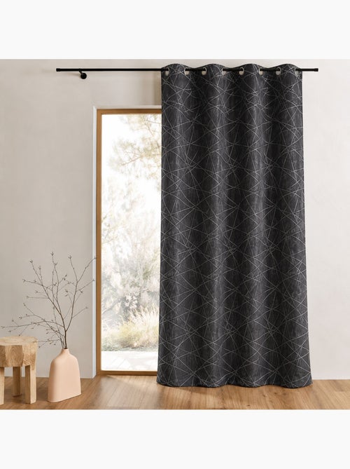 Cortina difusora de jacquard con motivos geométricos - Kiabi