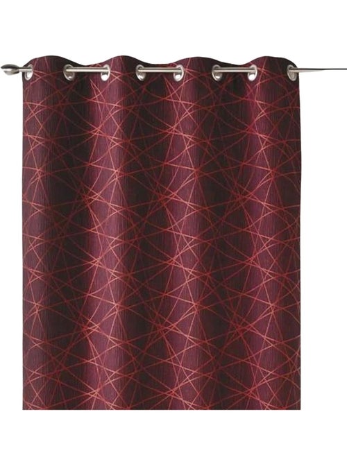 Cortina difusora de jacquard con motivos geométricos - Kiabi
