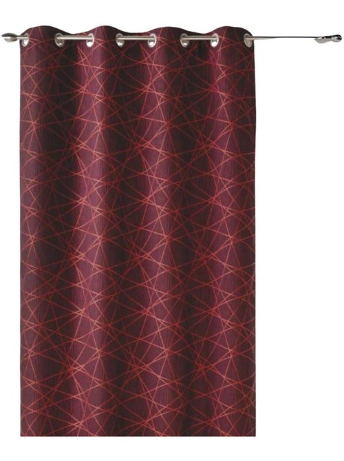 Cortina difusora de jacquard con motivos geométricos - Kiabi
