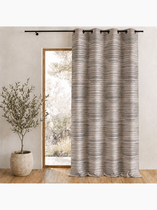 Cortina difusora de jacquard con motivos gráficos - Kiabi Cortina difusora de jacquard con motivos gráficos - Kiabi