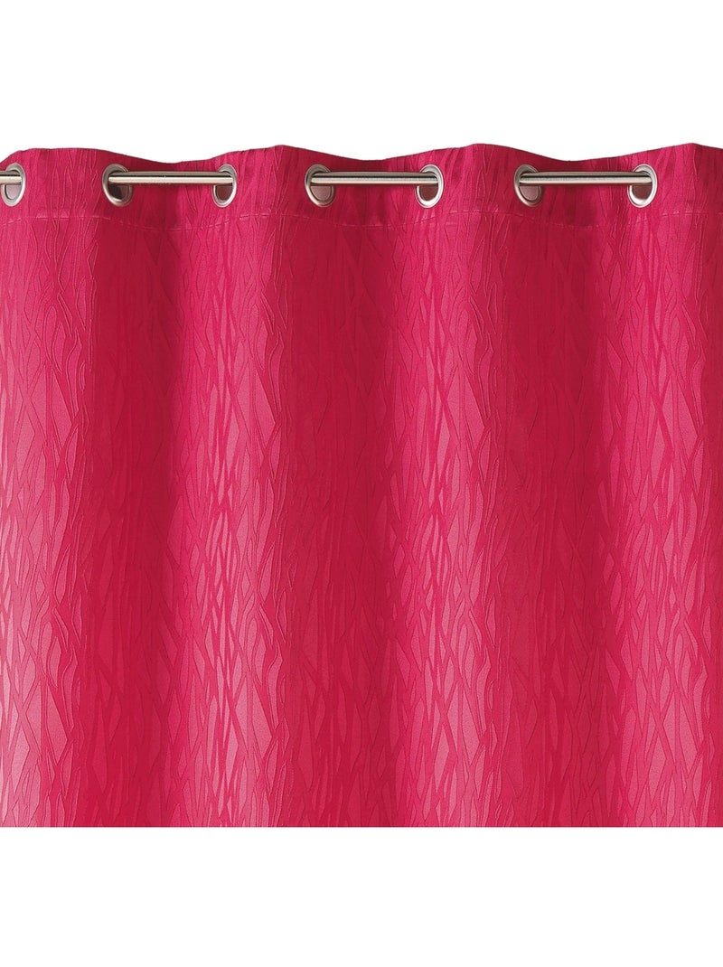 Cortina difusora de jacquard estampado Rosa fucsia - Kiabi