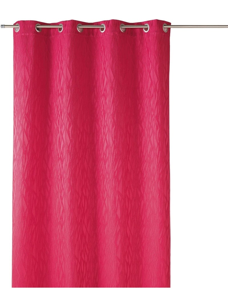 Cortina difusora de jacquard estampado Rosa fucsia - Kiabi