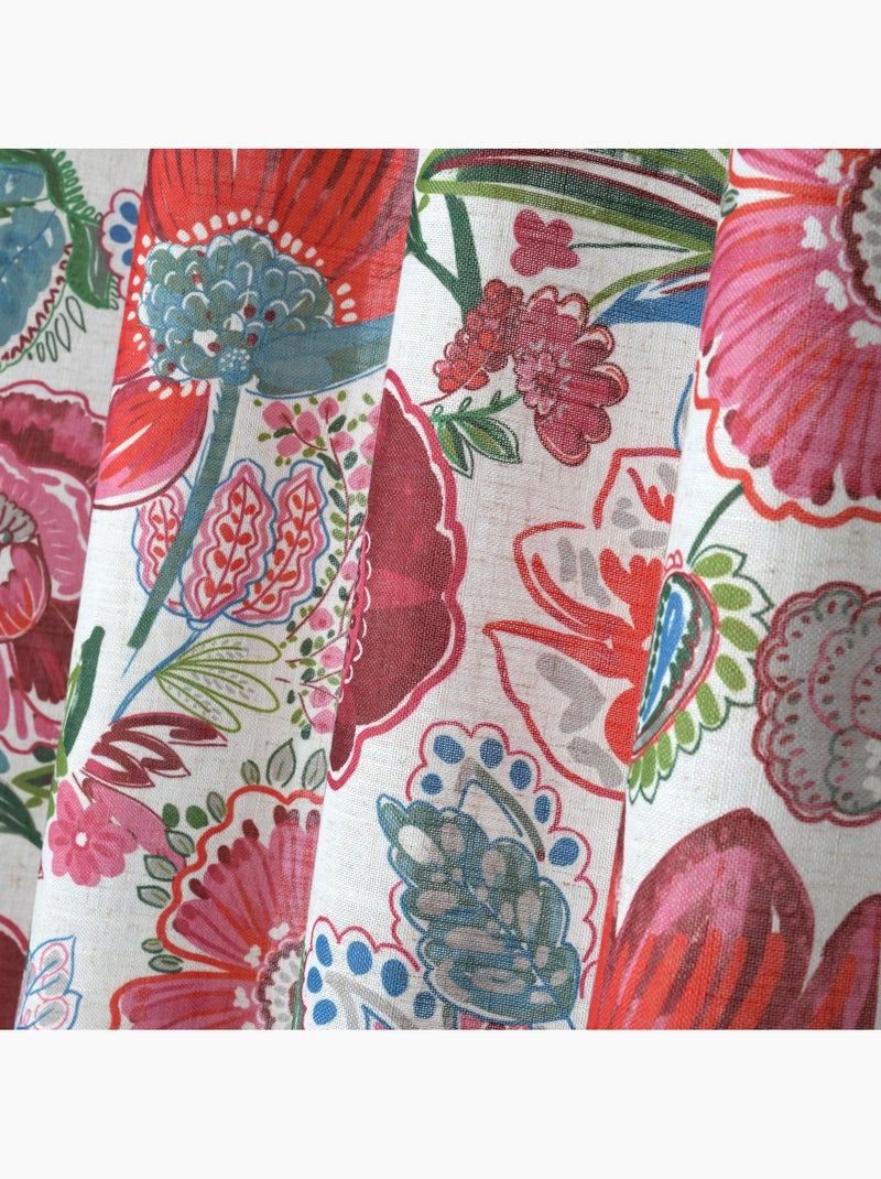 Cortina difusora de polilín con estampado floral Rosa - Kiabi