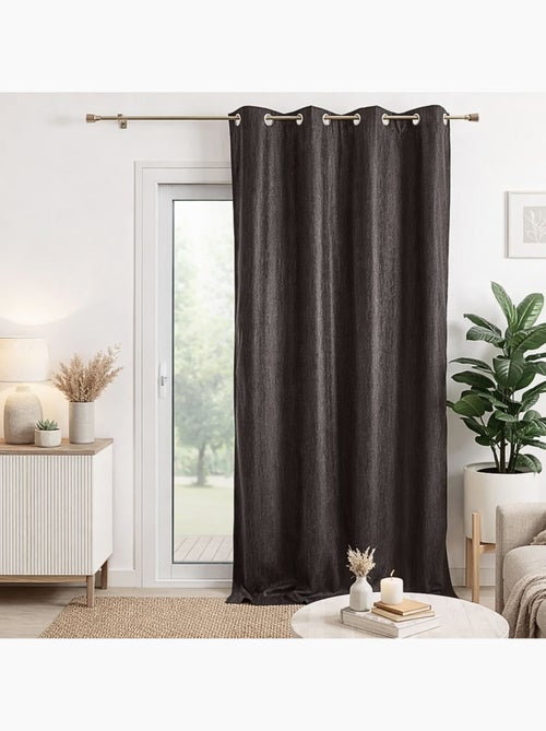 Cortina Doble Color Liso Falso - Kiabi