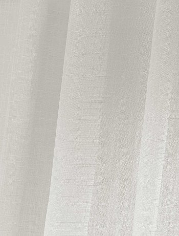 Cortina efecto lino - Kiabi