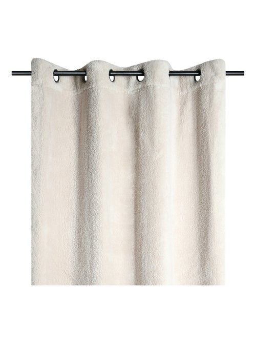 Cortina efecto piel de oveja ultrasuave - Kiabi