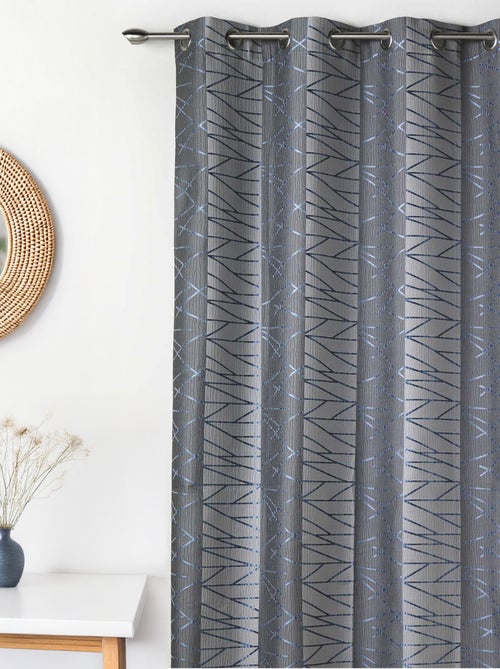 Cortina en Jacquard a Rayas Verticales Alegría - Kiabi