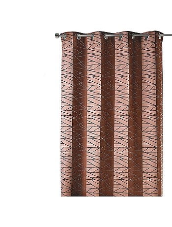 Cortina en Jacquard a Rayas Verticales Alegría