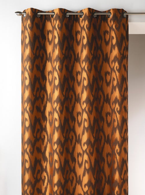 Cortina en Jacquard con Estampados Barrocos - Kiabi