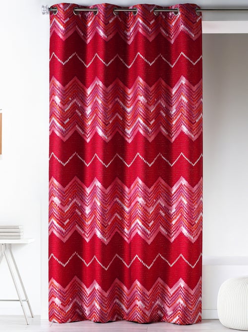 Cortina en jacquard con motivo galón - Kiabi