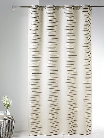 Cortina en jacquard con olas fantasía