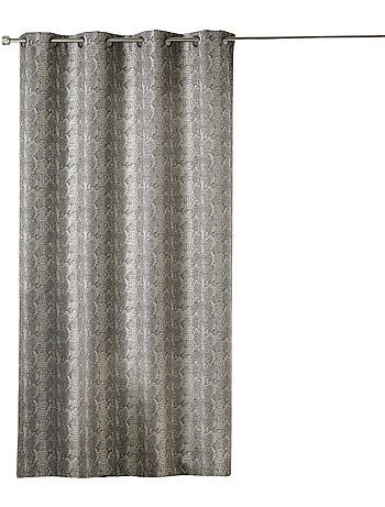 Cortina en Jacquard estampado "Serpiente