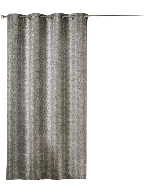 Cortina en Jacquard estampado "Serpiente" - Kiabi