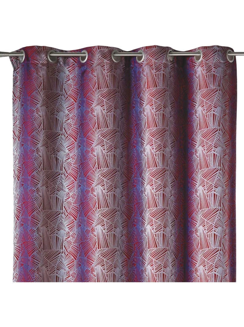 Cortina en Jacquard Étnico Malva chiaro - Kiabi