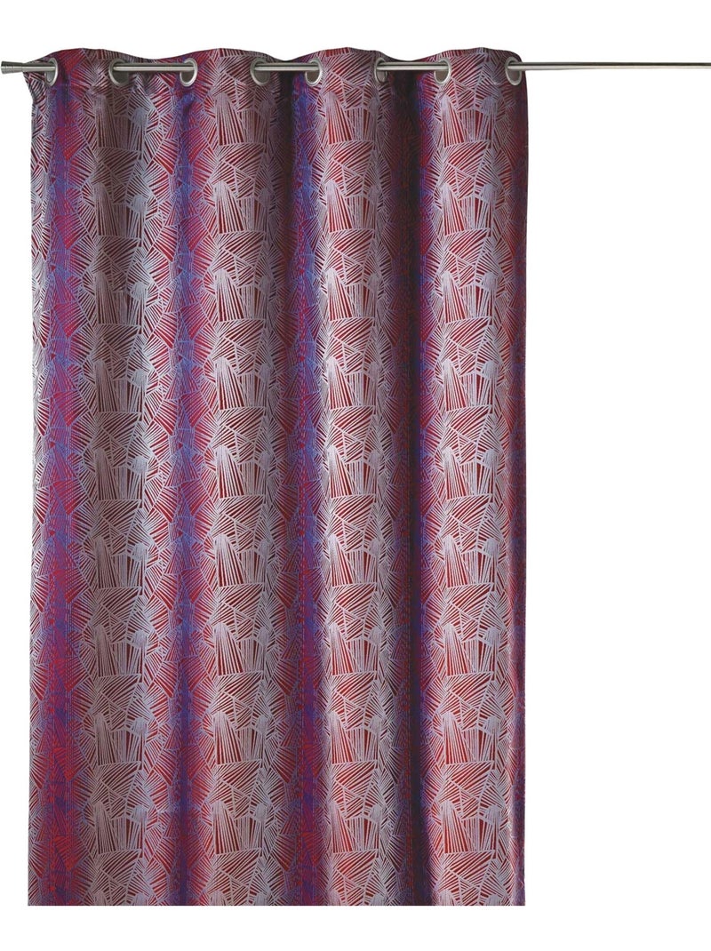Cortina en Jacquard Étnico Malva chiaro - Kiabi