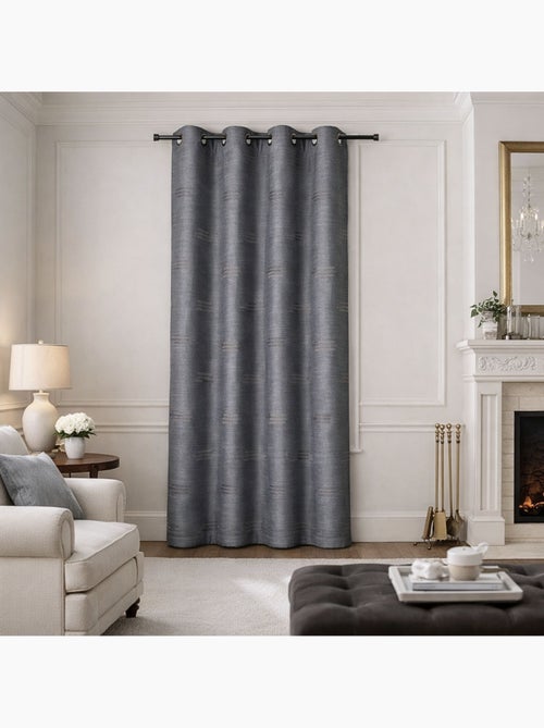 Cortina en Jacquard Formas Geométricas - Kiabi