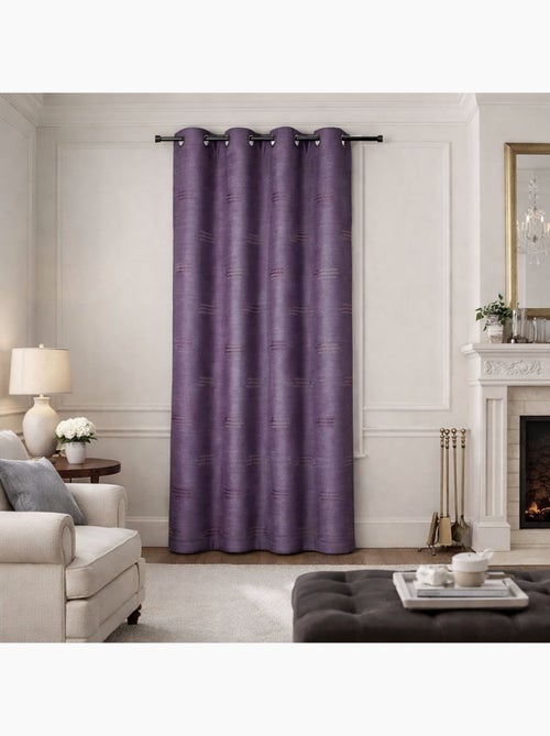 Cortina en Jacquard Formas Geométricas - Kiabi