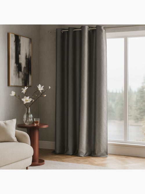 Cortina en shantung estampado escama - Kiabi