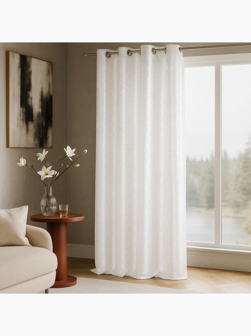 Cortina en shantung estampado escama - Kiabi