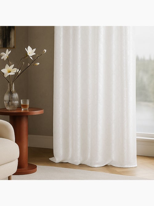 Cortina en shantung estampado escama - Kiabi