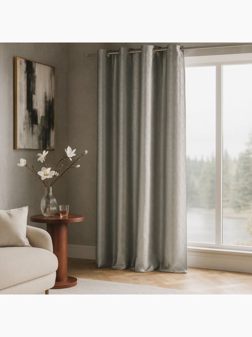 Cortina en shantung estampado escama - Kiabi