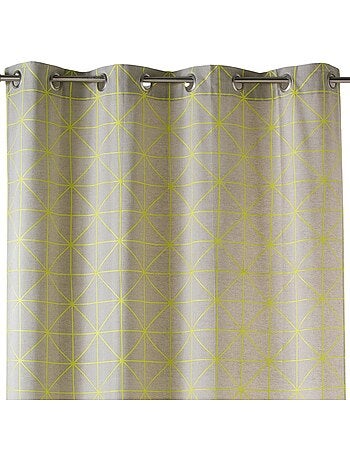 Cortina en tela de algodón estampado de diseño