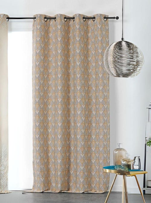 Cortina estampada arte decorativo - Kiabi